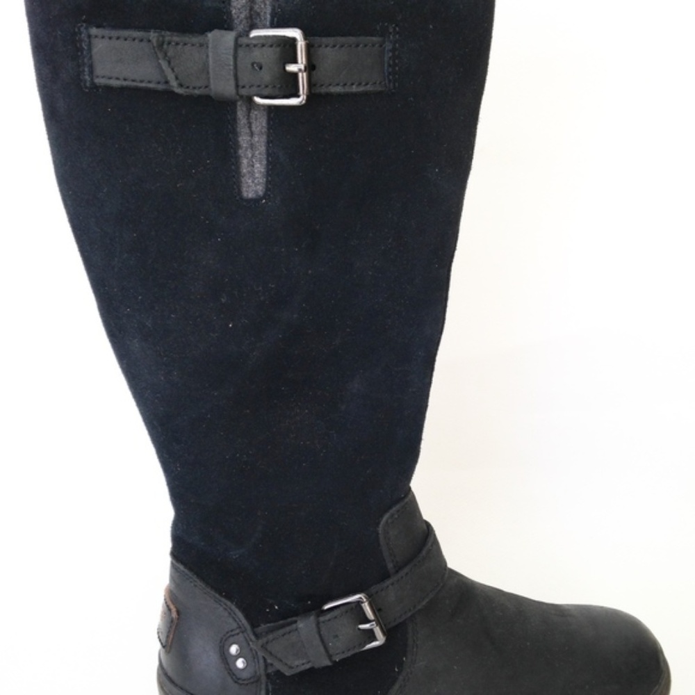 UGG Australia Thomsen Black Leather Women's 6.5